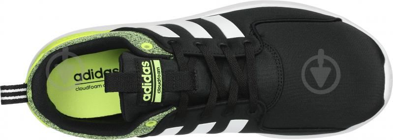 Кроссовки мужские демисезонные Adidas Cloudfoam Lite Racer AW4030 р.43 1/3 черные - фото 4