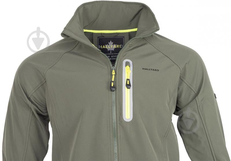 Куртка чоловіча демісезонна Hallyard Sixten 002 SoftShell 2324.11.68 р.M олива - фото 7