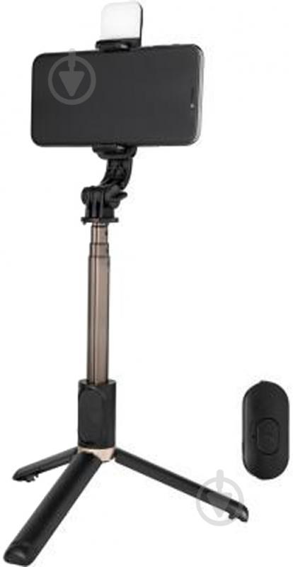 Селфи-монопод Gelius GP-SS012 black Pro Selfie Monopod Tripod Selfielight - фото 8