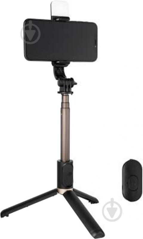 Селфи-монопод Gelius GP-SS012 black Pro Selfie Monopod Tripod Selfielight - фото 9