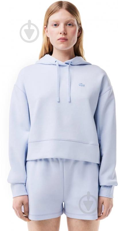 Джемпер Lacoste HOODED SWEATSHIRT SF0281J2G р.XS блакитний - фото 1