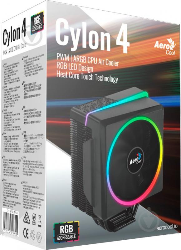 Процессорный кулер AeroCool Cylon 4 ARGB - фото 10