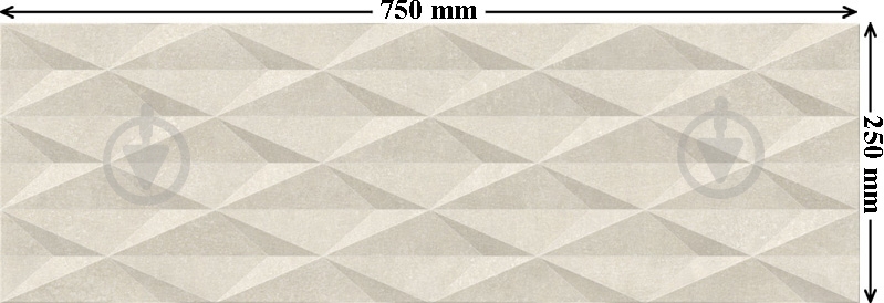 Плитка Emigres Довер Урбе бейге 25x75 - фото 2