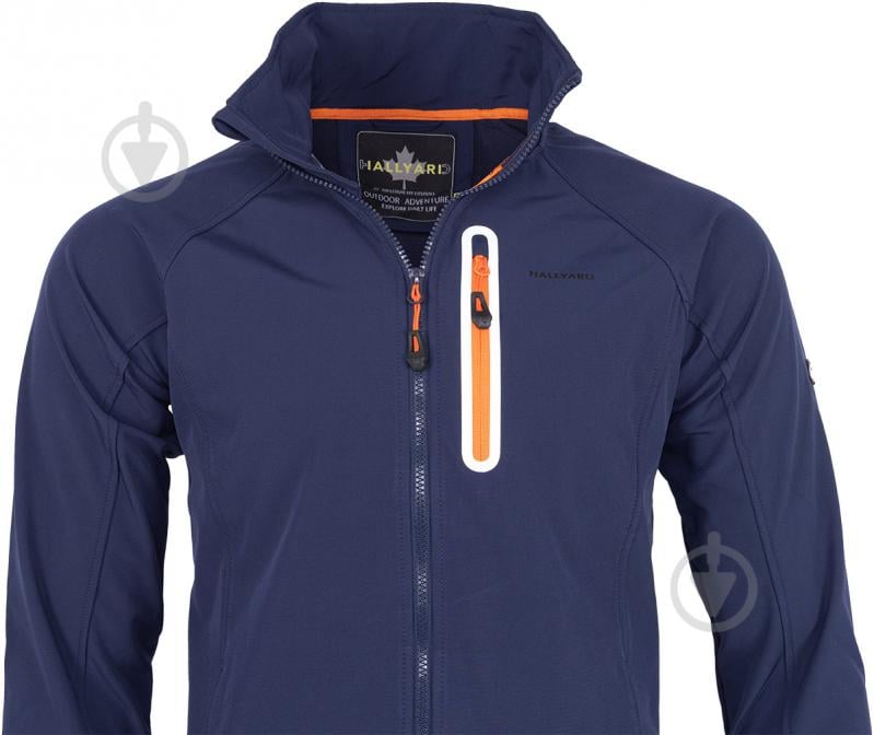 Куртка мужская демисезонная Hallyard Sixten 003 SoftShell 2324.11.74 р.M темно-синяя - фото 7