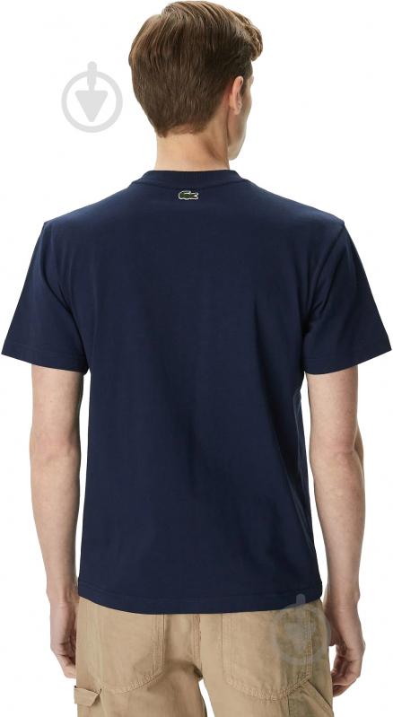 Футболка Lacoste REGULAR FIT TSHIRT TH0410166 р.M синий - фото 2