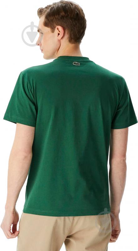 Футболка Lacoste REGULAR FIT TSHIRT TH0410132 р.S зеленый - фото 2