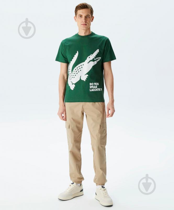 Футболка Lacoste REGULAR FIT TSHIRT TH0410132 р.S зеленый - фото 5