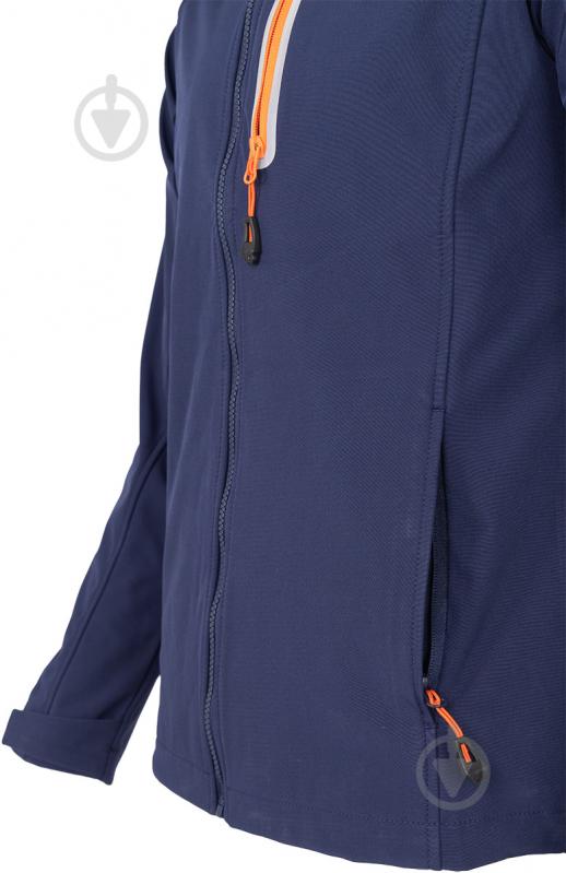 Куртка мужская демисезонная Hallyard Sixten 003 SoftShell 2324.11.79 р.XXXXL темно-синяя - фото 9