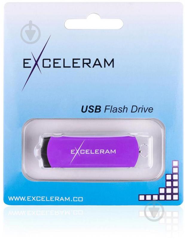Флешпам'ять USB Exceleram P2 Series 16 ГБ USB 2.0 grape (EXP2U2GPB16) - фото 8