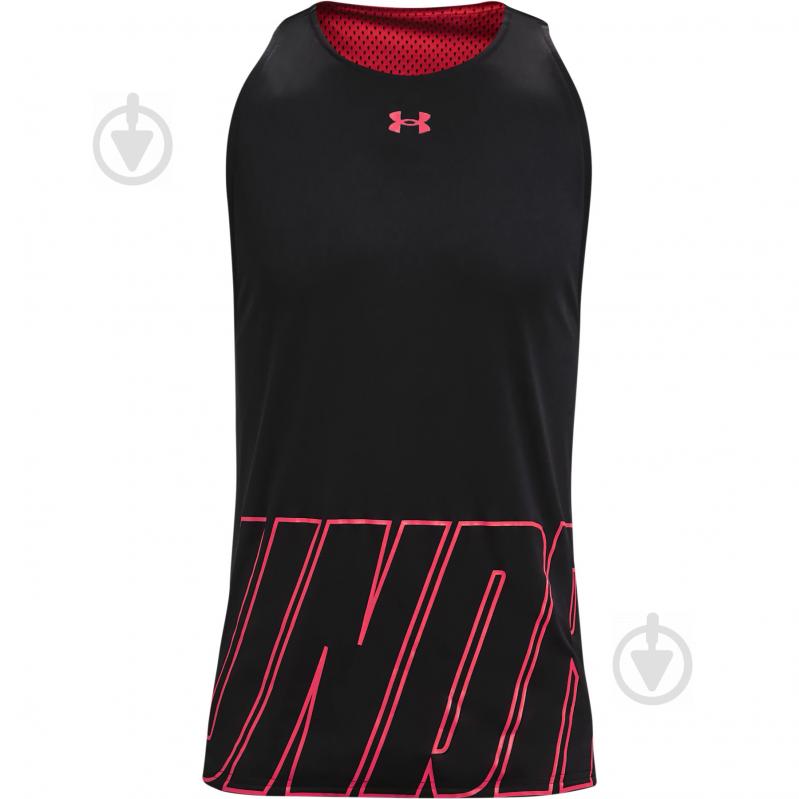 Майка Under Armour UA BASELINE REVERSIBLE TANK 1361899-001 р.S чорний - фото 1