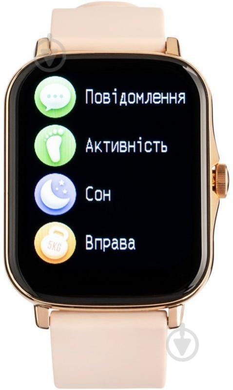 Смарт-годинник Gelius Amazwatch GT2 Lite gold (GP-SW003) - фото 9