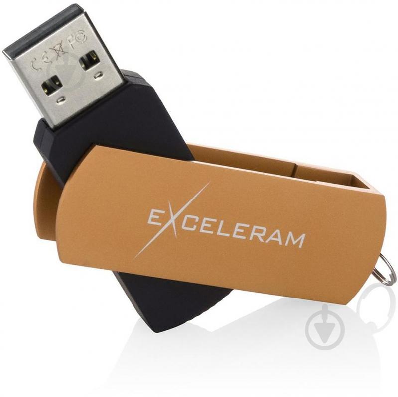 Флешпам'ять USB Exceleram P2 Series 16 ГБ USB 2.0 brown (EXP2U2BRB16) - фото 5