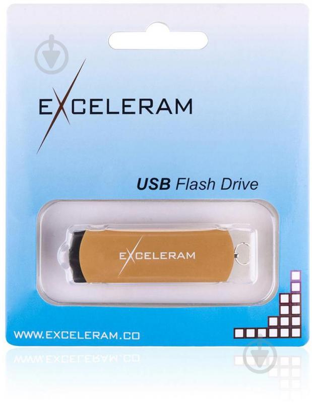 Флешпам'ять USB Exceleram P2 Series 16 ГБ USB 2.0 brown (EXP2U2BRB16) - фото 8
