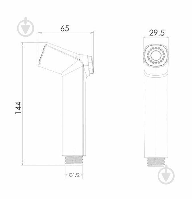 Набор для гигиенического душа Imprese f03700101BC - фото 2