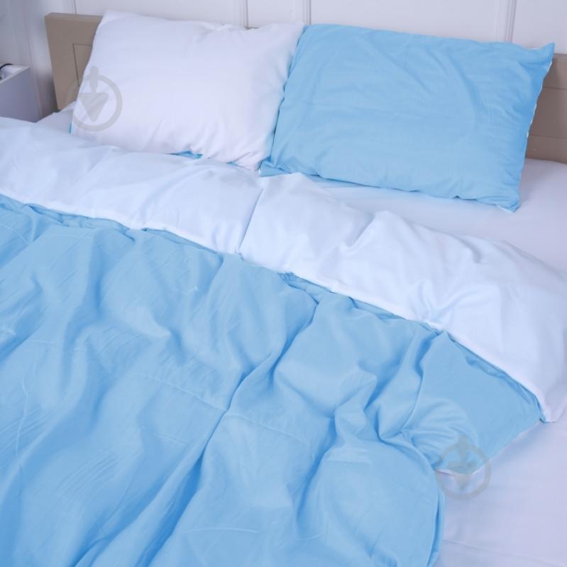 Наволочка Microsatin Premium Reliegos (18-0000+ 12-4608) 40x60 см ментоловий/білий MirSon - фото 3