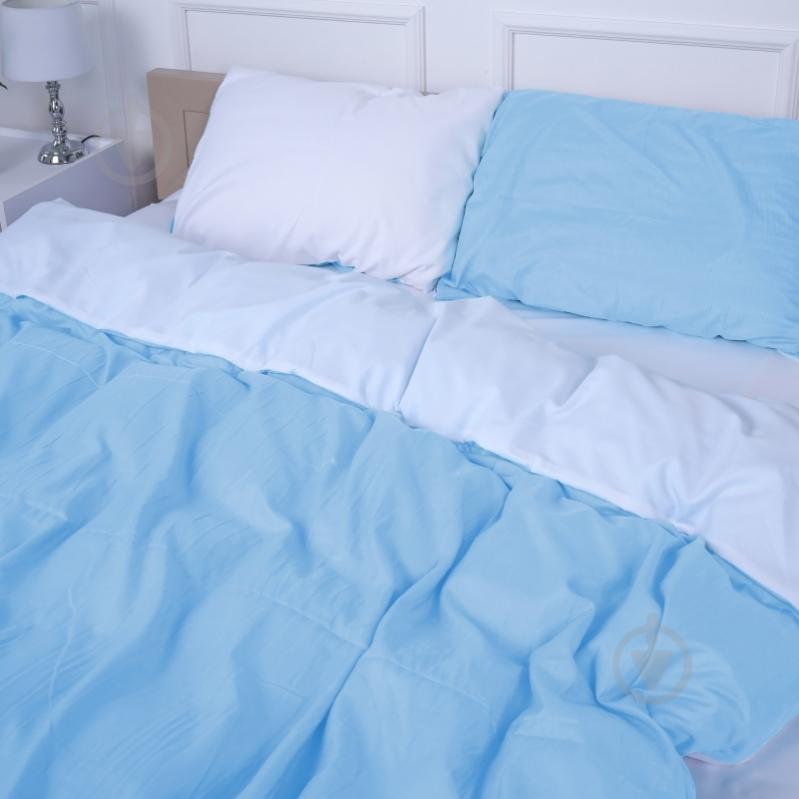 Наволочка Microsatin Premium Reliegos (18-0000+ 12-4608) 40x60 см ментоловий/білий MirSon - фото 4