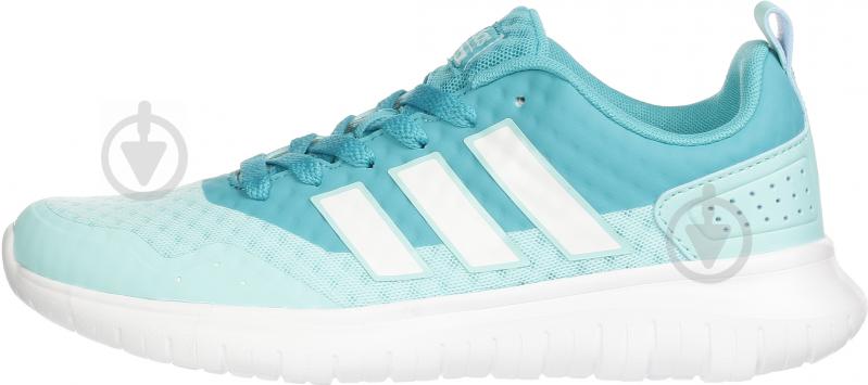 Кроссовки женские демисезонные Adidas Cloudfoam lite flex w AW4204 р.37 1/3 голубые - фото 1