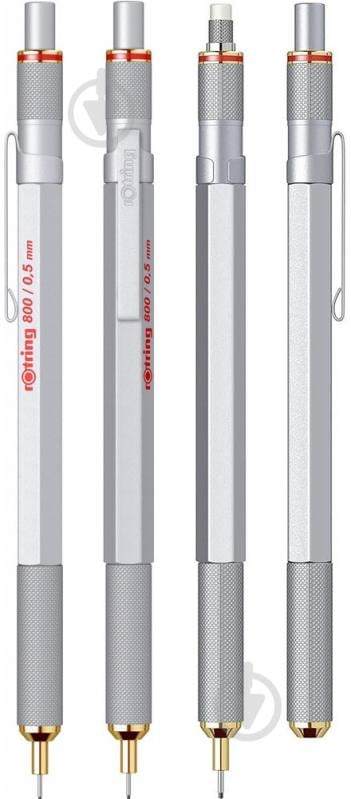 Карандаш механический 800 Silver PCL 0,5 Rotring Drawing - фото 3