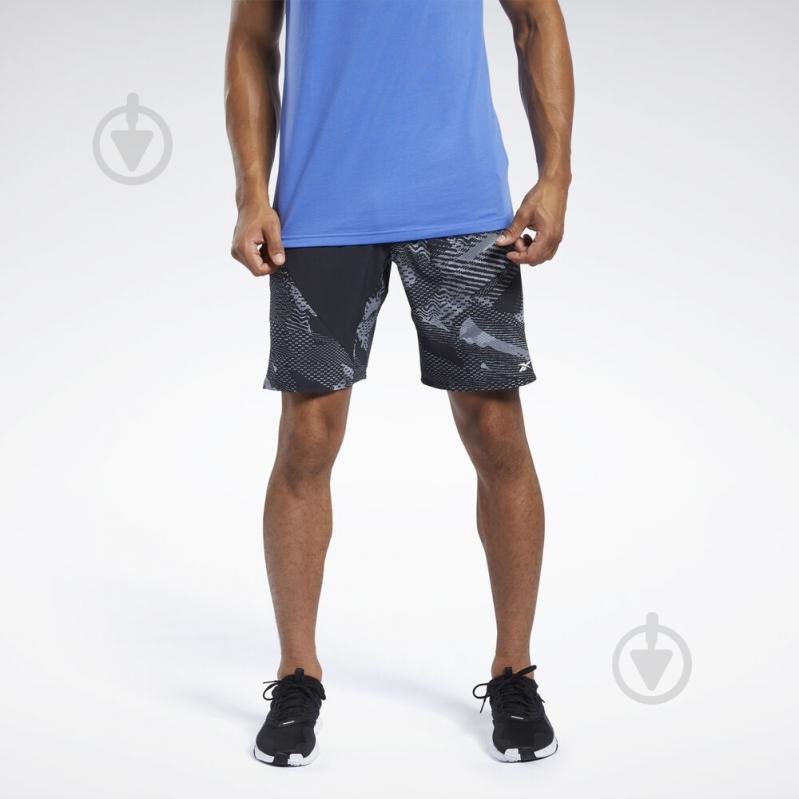 Шорты Reebok TS Speed Short AOP FJ4605 р. XL черный - фото 1 Шорты Reebok TS Speed Short AOP FJ4605 р. XL черный - фото 1