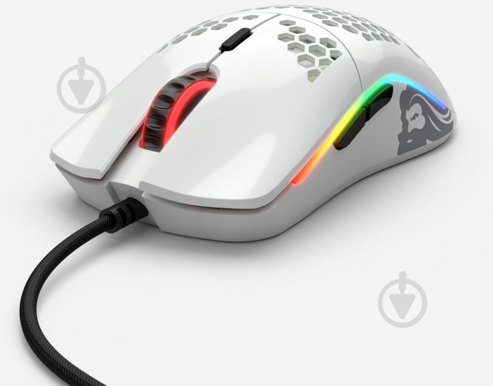 Мышь GLORIOUS Model O Minus Glossy, white (GOM-GWhite) - фото 3