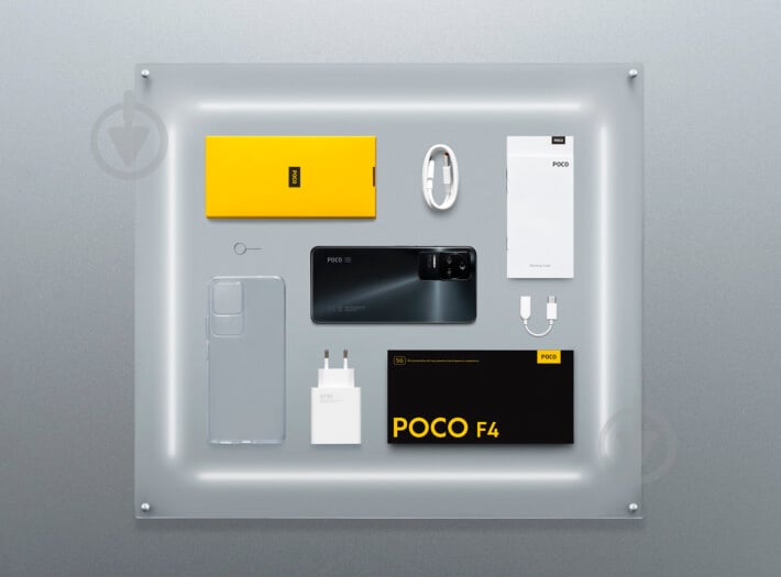 Смартфон POCO F4 8/256GB night black (946658) - фото 9