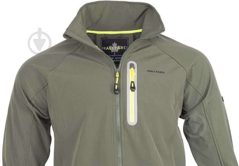 Куртка мужская демисезонная Hallyard Sixten 002 SoftShell 2324.11.71 р.XXL олива - фото 7 Куртка мужская демисезонная Hallyard Sixten 002 SoftShell 2324.11.71 р.XXL олива - фото 7