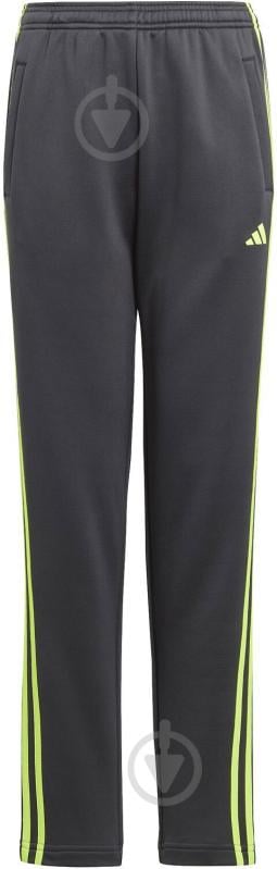 Брюки Adidas Train Essentials 3-Stripes HZ0087 р. 152 серый - фото 1 Брюки Adidas Train Essentials 3-Stripes HZ0087 р. 152 серый - фото 1