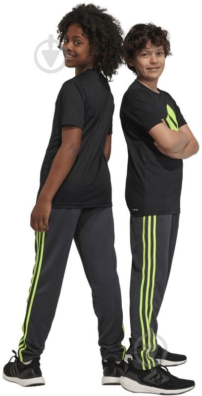 Брюки Adidas Train Essentials 3-Stripes HZ0087 р. 152 серый - фото 5 Брюки Adidas Train Essentials 3-Stripes HZ0087 р. 152 серый - фото 5