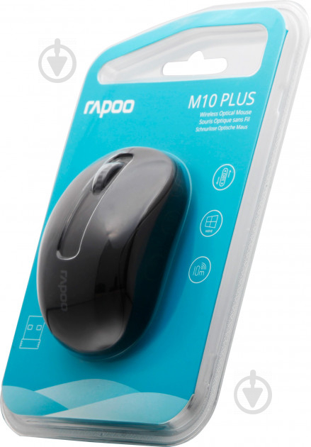 Мышка RAPOO M10 Plus Wireless Black - фото 5