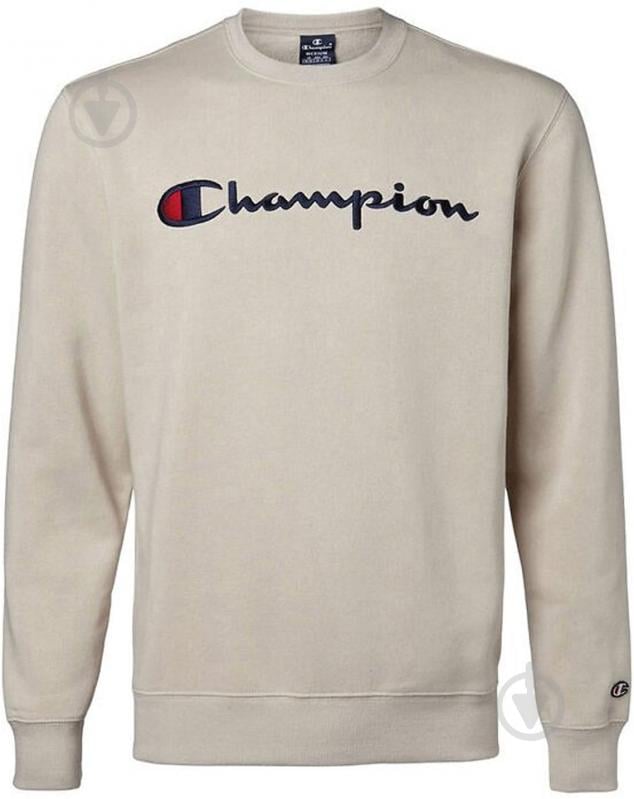 Джемпер Champion 219204-ES057/SVL р.2XL бежевый - фото 1 Джемпер Champion 219204-ES057/SVL р.2XL бежевый - фото 1