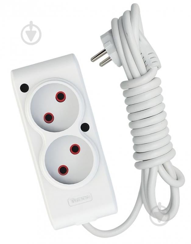 Удлинитель ТЕССО без заземления 2 гн. белый 1,5 м 102 200 1.5 - фото 1 Удлинитель ТЕССО без заземления 2 гн. белый 1,5 м 102 200 1.5 - фото 1