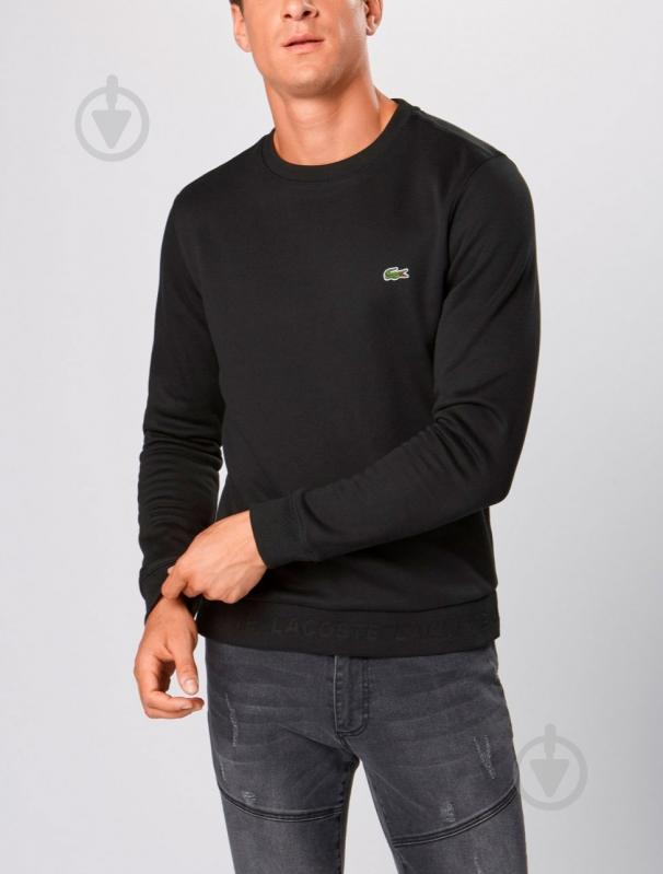 Свитшот Lacoste SH8577031 р.L черный - фото 3