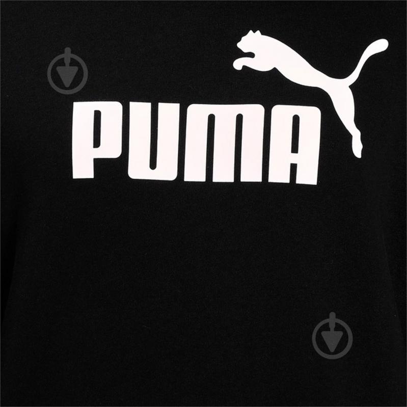 Джемпер Puma Ess Big Logo Crew 58667801 р.S черный - фото 4