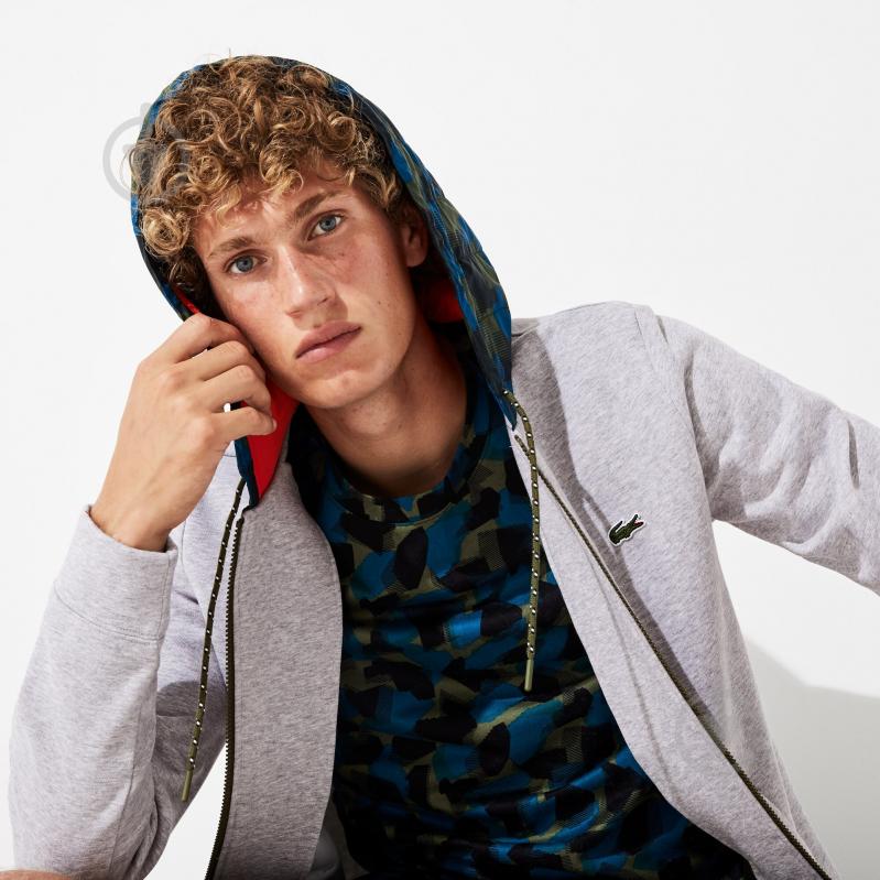 Джемпер Lacoste SH85944HV р.L сірий - фото 10 Джемпер Lacoste SH85944HV р.L сірий - фото 10