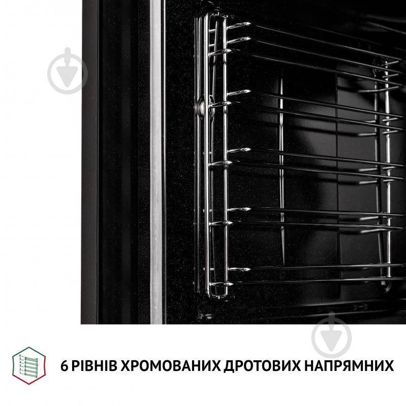 Духова шафа Perfelli PERLA 6M7 INOX електрична повновбудовувана - фото 8