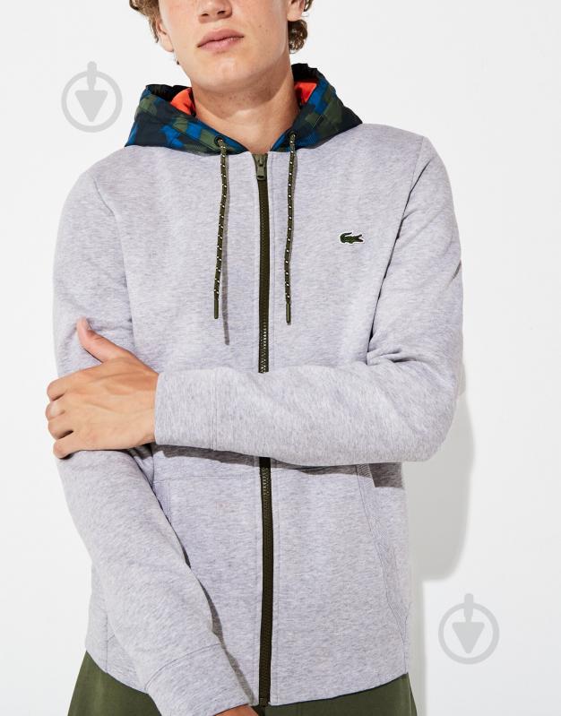 Джемпер Lacoste SH85944HV р.XL сірий - фото 6 Джемпер Lacoste SH85944HV р.XL сірий - фото 6