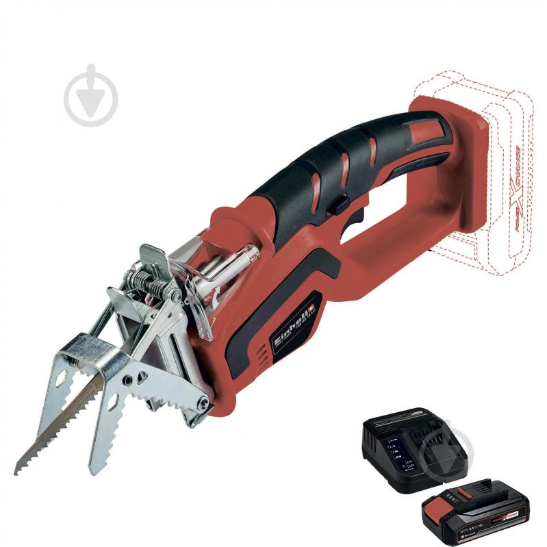 Пила мини аккумуляторная Einhell GE-GS 18 Li + 2.5 Ач аккум - фото 1