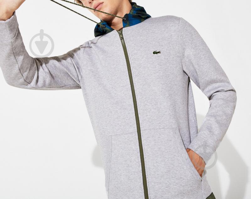 Джемпер Lacoste SH85944HV р.3XL сірий - фото 4 Джемпер Lacoste SH85944HV р.3XL сірий - фото 4