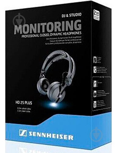 Наушники Sennheiser HD 25 Plus black (506908) - фото 9