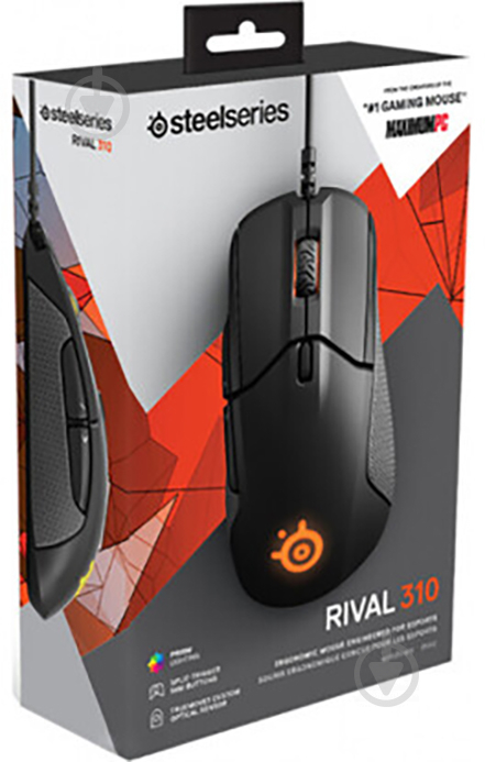 Мышь SteelSeries Rival 310 (62433) - фото 5