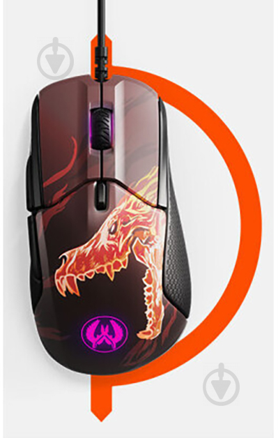 Мышь SteelSeries Rival 310 CS:GO Howl Edition (62434) - фото 3