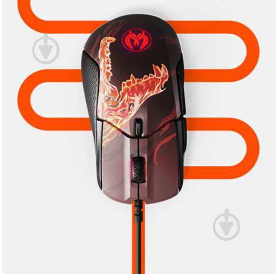 Миша SteelSeries Rival 310 CS:GO Howl Edition (62434) - фото 5