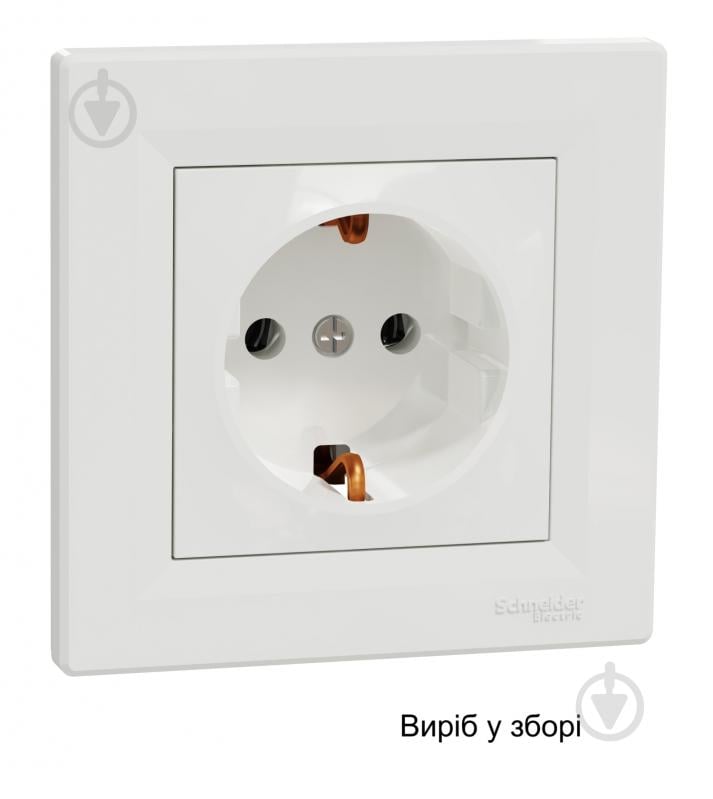 Розетка побутова із заземленням Schneider Electric Asfora IP20 білий EPH2970121 - фото 10 Розетка побутова із заземленням Schneider Electric Asfora IP20 білий EPH2970121 - фото 10