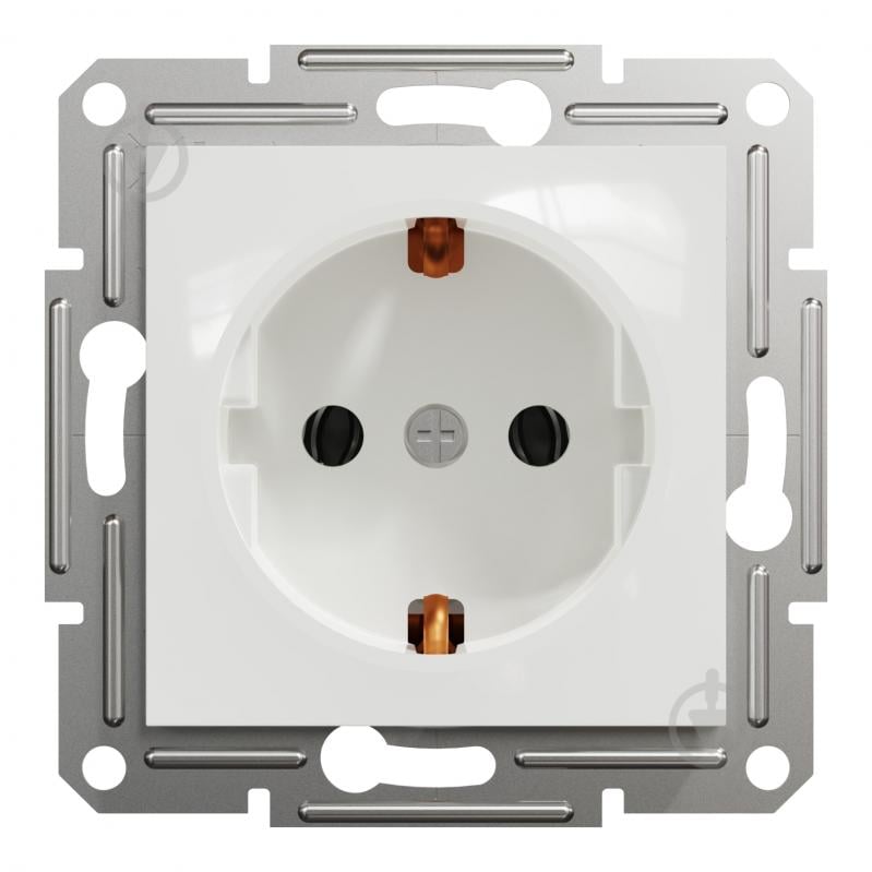 Розетка побутова із заземленням Schneider Electric Asfora IP20 білий EPH2970121 - фото 1 Розетка побутова із заземленням Schneider Electric Asfora IP20 білий EPH2970121 - фото 1