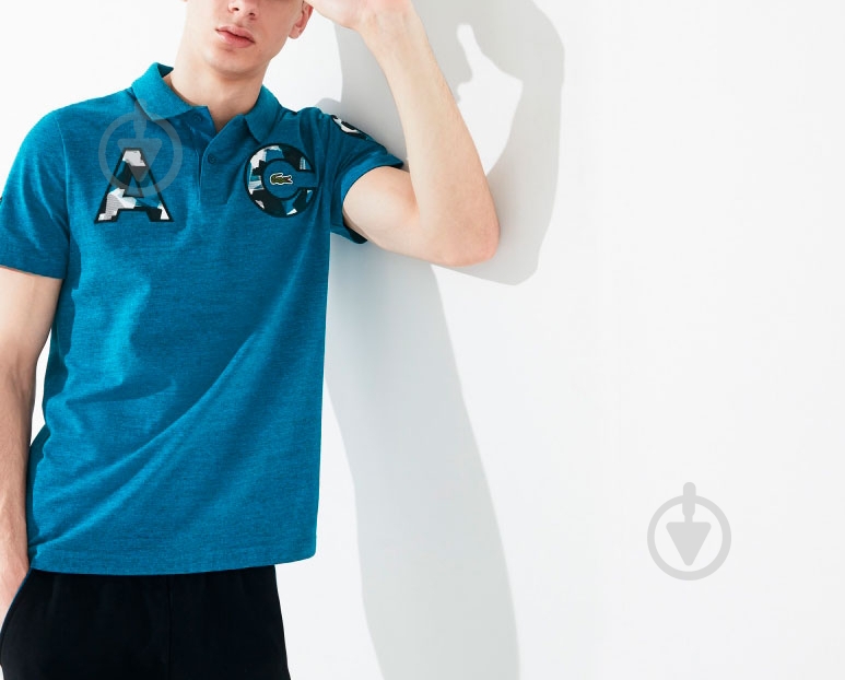 Поло Lacoste YH85034WY р.XL синій - фото 4 Поло Lacoste YH85034WY р.XL синій - фото 4