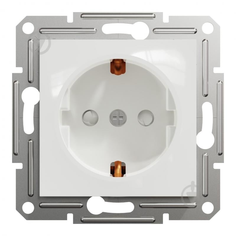 Розетка побутова із заземленням Schneider Electric Asfora IP20 білий EPH2970221 - фото 1 Розетка побутова із заземленням Schneider Electric Asfora IP20 білий EPH2970221 - фото 1