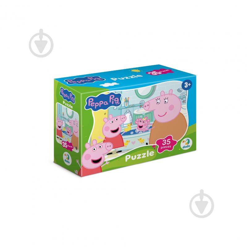 Пазл DoDo Peppa Pig Уточки в ванной 35 элементов 200679 - фото 1