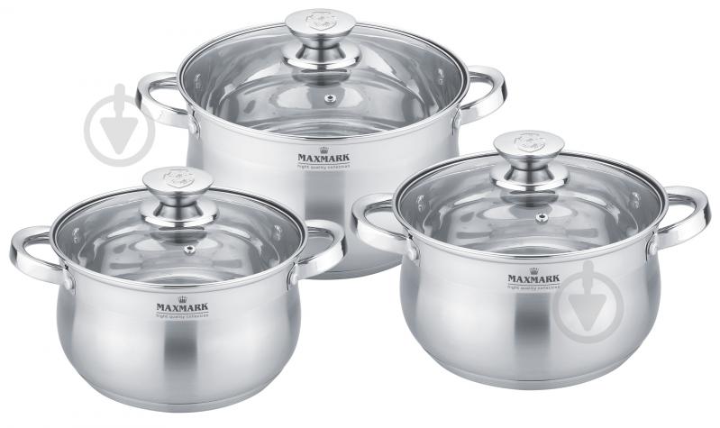 Набор посуды Maxmark 6 предметов MK-BL2506B - фото 1 Набор посуды Maxmark 6 предметов MK-BL2506B - фото 1