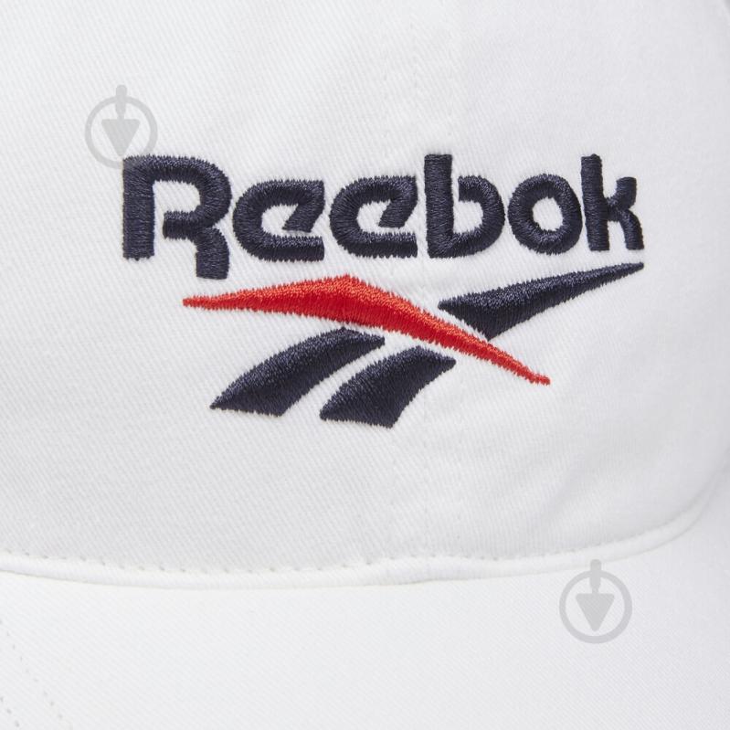 Кепка Reebok CL FO Vector Cap FL9598 OS белый - фото 3