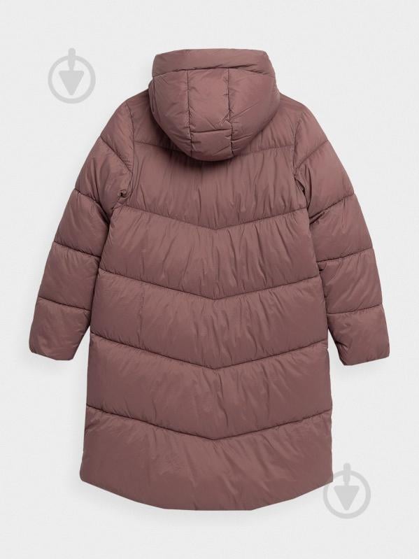 Пальто для дівчаток 4F DOWN JACKET F268 4FJAW23TDJAF268-82S рожева - фото 2